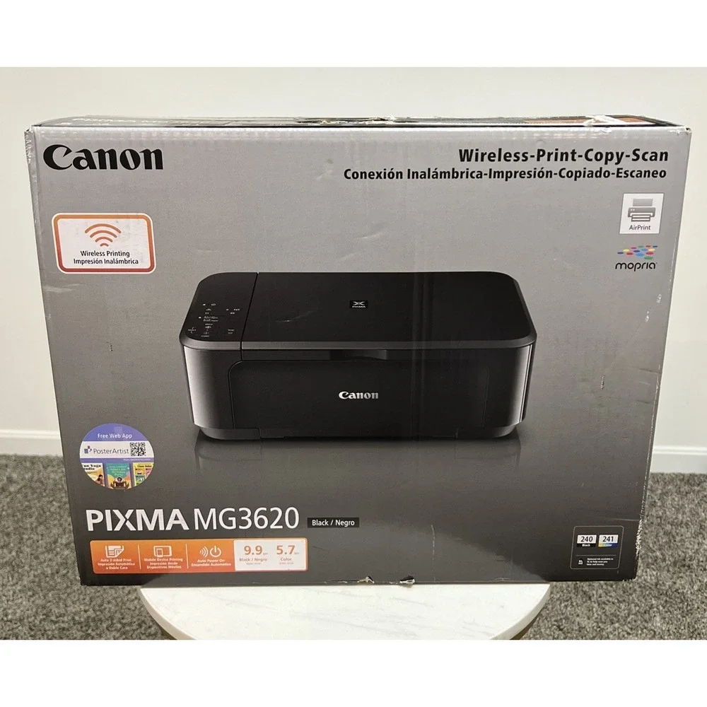 Canon Pixma MG3620 Wireless All-In-One Color Inkjet Printer‎ Mobile Printing NIB